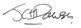 Councillor James Dawson signature