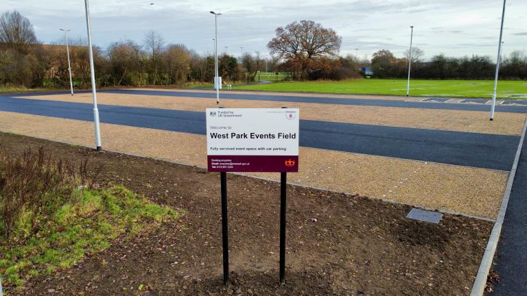 the events field at west park