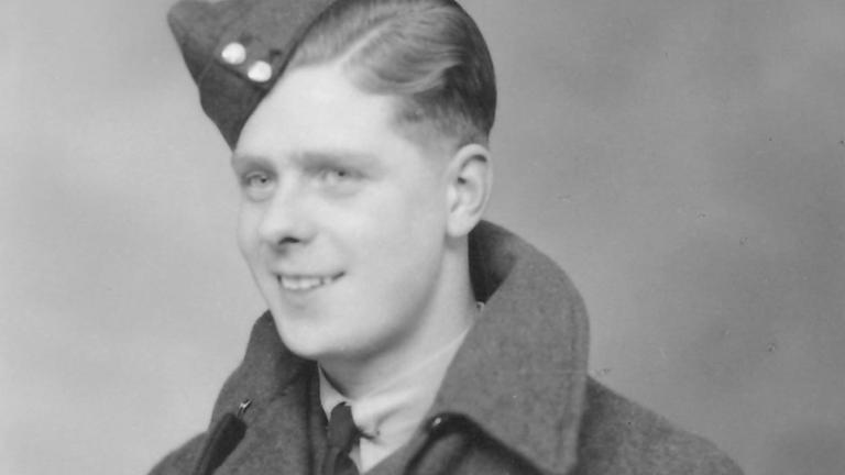 war hero Eric Needham during his RAF days