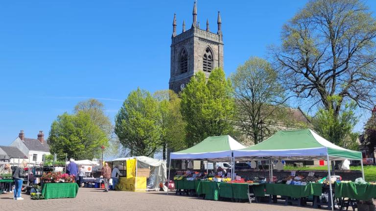the market in Ilkeston