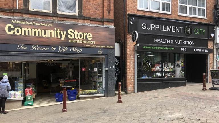 . smart-looking shopfronts that have benefited from Erewash Borough Council grants on Ilkeston’s Bath Street