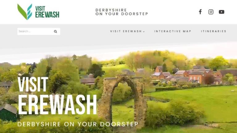 The Visit Erewash website