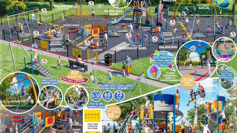 Design Option 2 for Wash Meadows Playpark