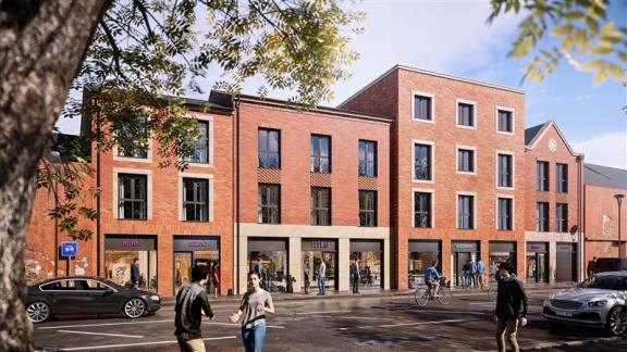 An artists impression of Galaxy Row