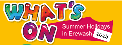 What's On Summer Holidays Graphic 