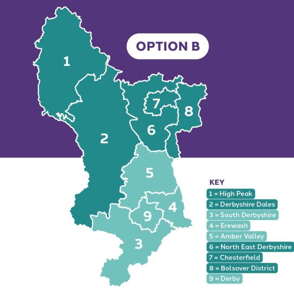 option B map cropped