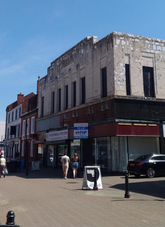 The Burtons building in Long Eaton