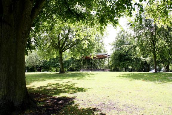 Victoria Park and its bandstand