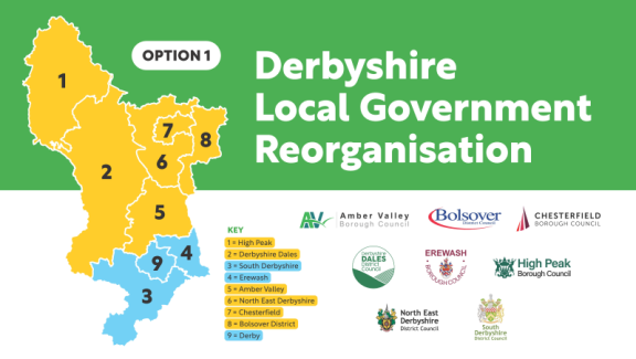 map shows options one areas