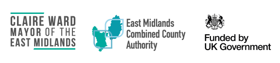 Combined EMCCA with Mayor logo and funded by UK gov logo