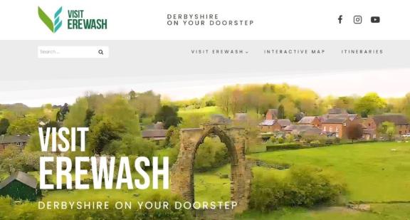The Visit Erewash website