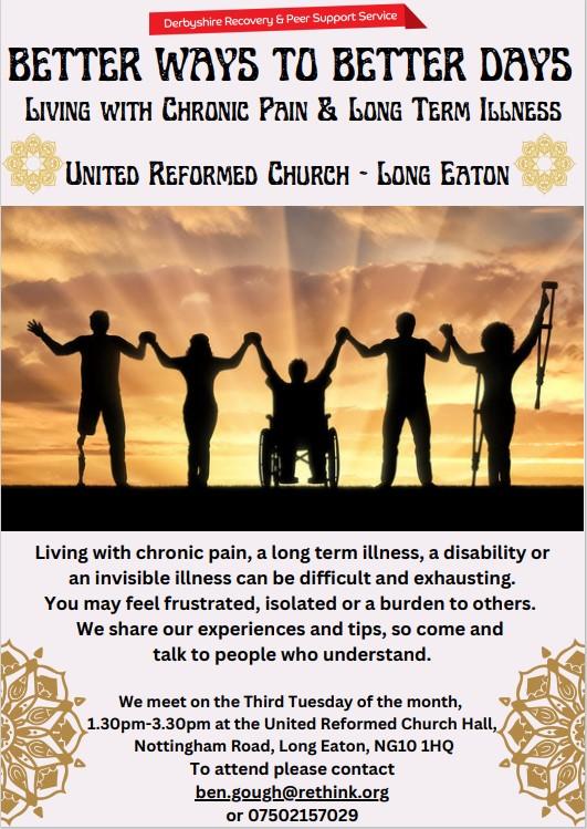 Chronic illness support group poster