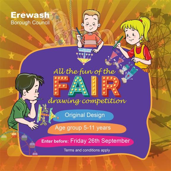 Ilkeston fair competition poster
