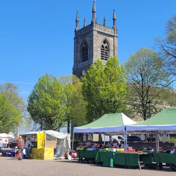 the market in Ilkeston