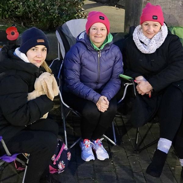 Jo Drew and family at last year's Sleep Out